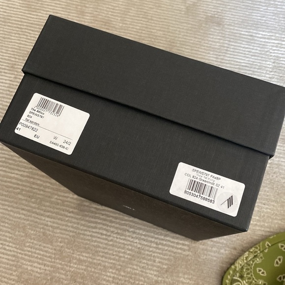 The Attico Indie Bandana Printed Thong Sandals Flip Flops Green Size 11 41 NWT - Picture 5 of 8